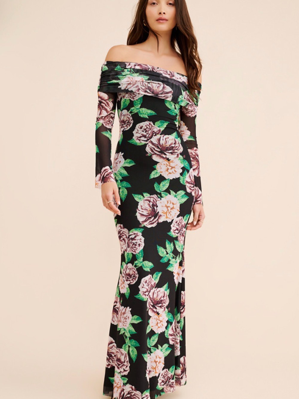 AFRM x Anthropologie Theana Floral Maxi Dress
